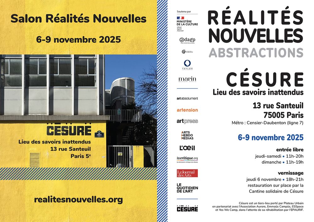 affiche invitation realites nouvelles 2025